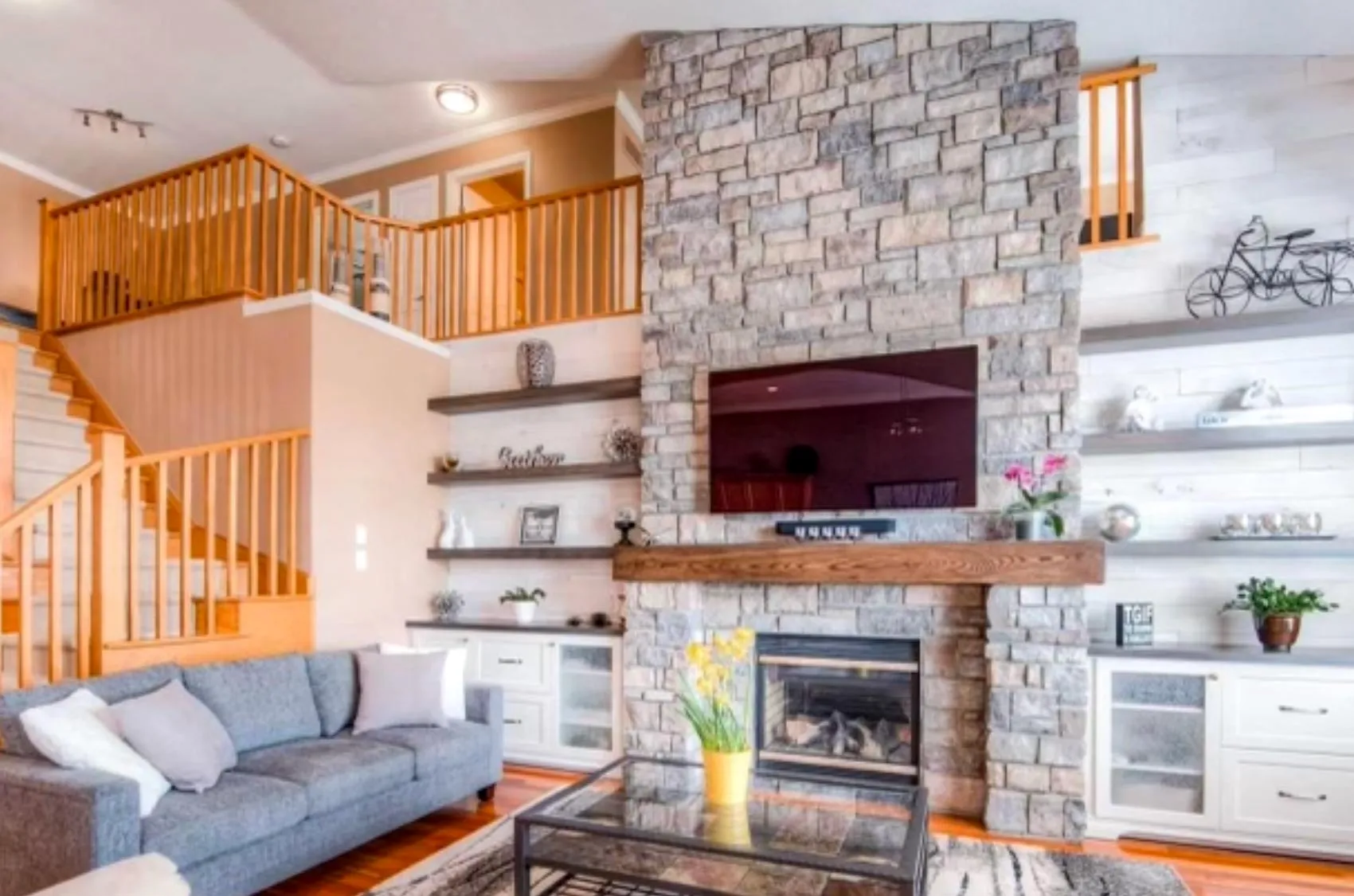 Stone Fireplace Surround
