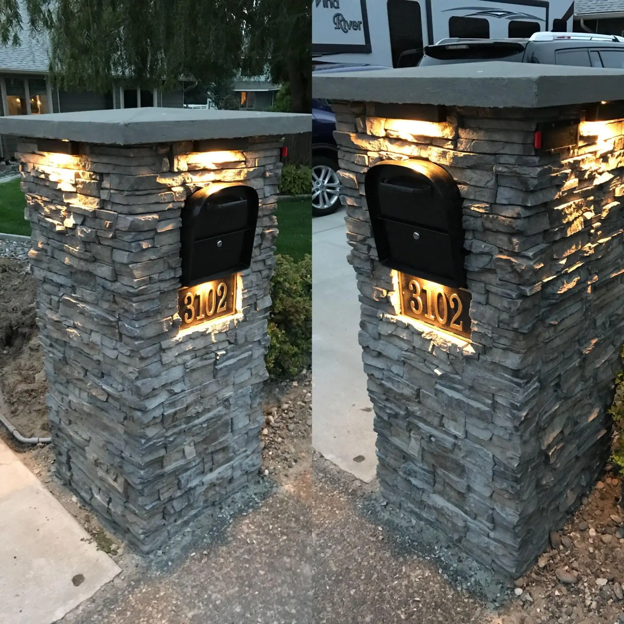 Decorative Brick Mailbox
