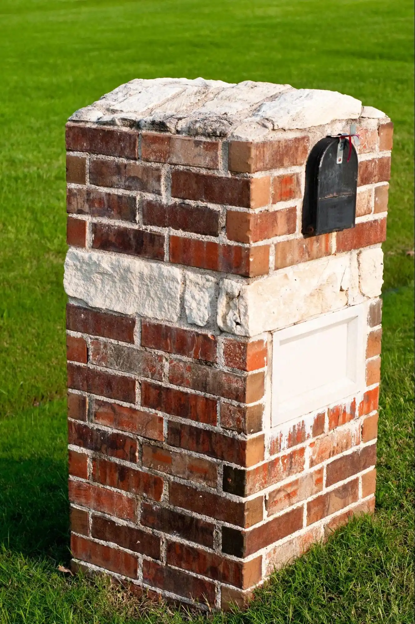 Brick Mailbox Construction