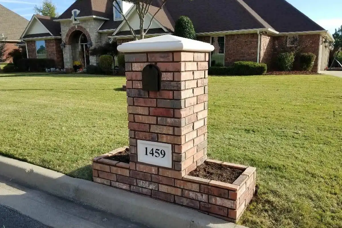 Brick Mailbox Foundation Preparation