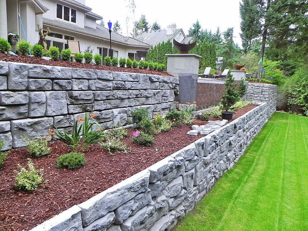 Natural Stone Wall Construction