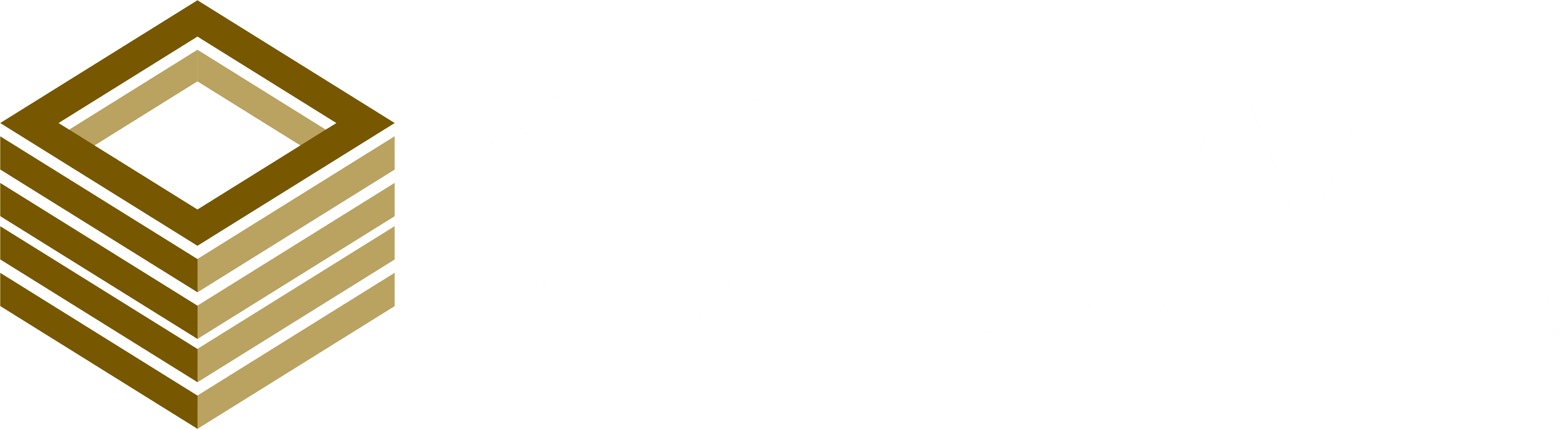 Stone Haven Developments logo with gold geometric icon and white text on black background.