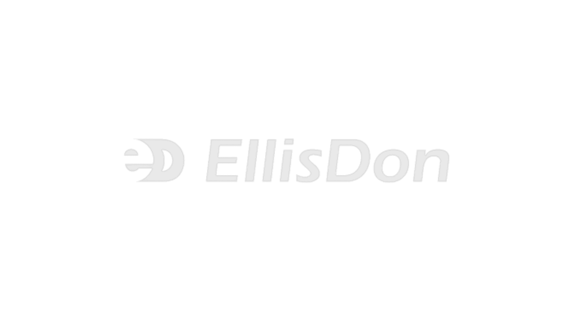Stone Haven Developments White background with the light gray text "EllisDon" and a partial circular logo on the left side of the text. Ontario